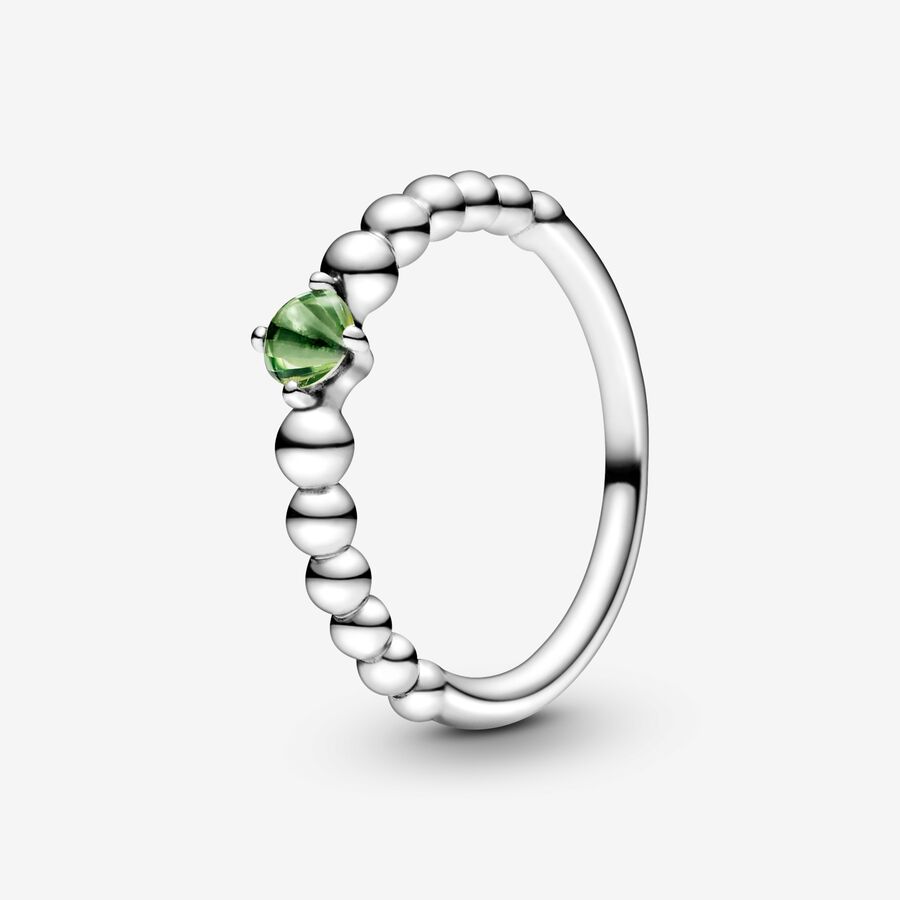 Jarně zelený kuličkový prsten image number 0