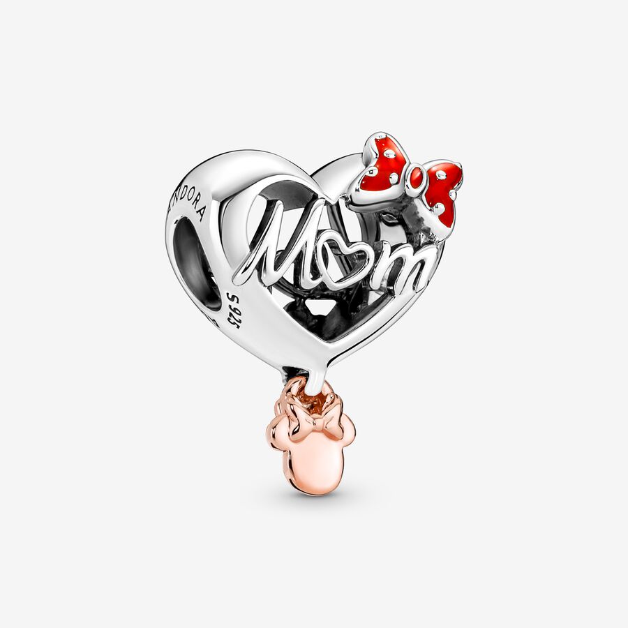 Přívěsek Disney Minnie Mouse Srdce a nápis Mum image number 0