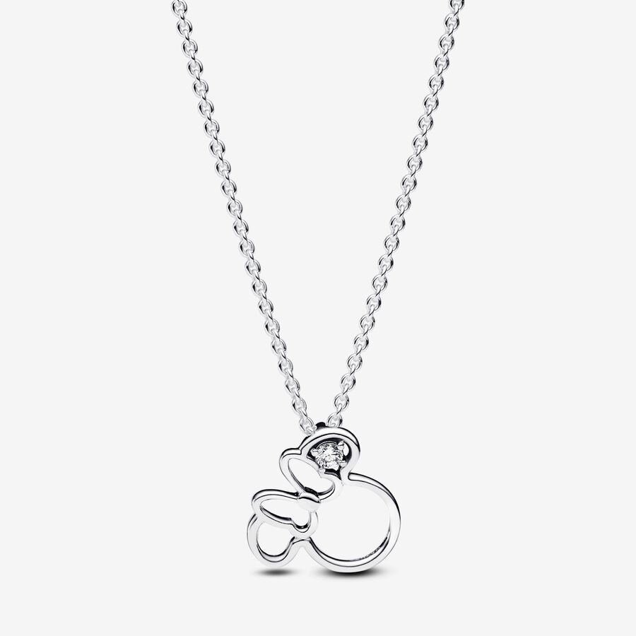 Krátký náhrdelník Disney Silueta Minnie Mouse image number 0