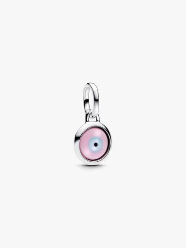 Mini visací přívěsek Amulet proti uhranutí ke gravírování a se sklem Murano