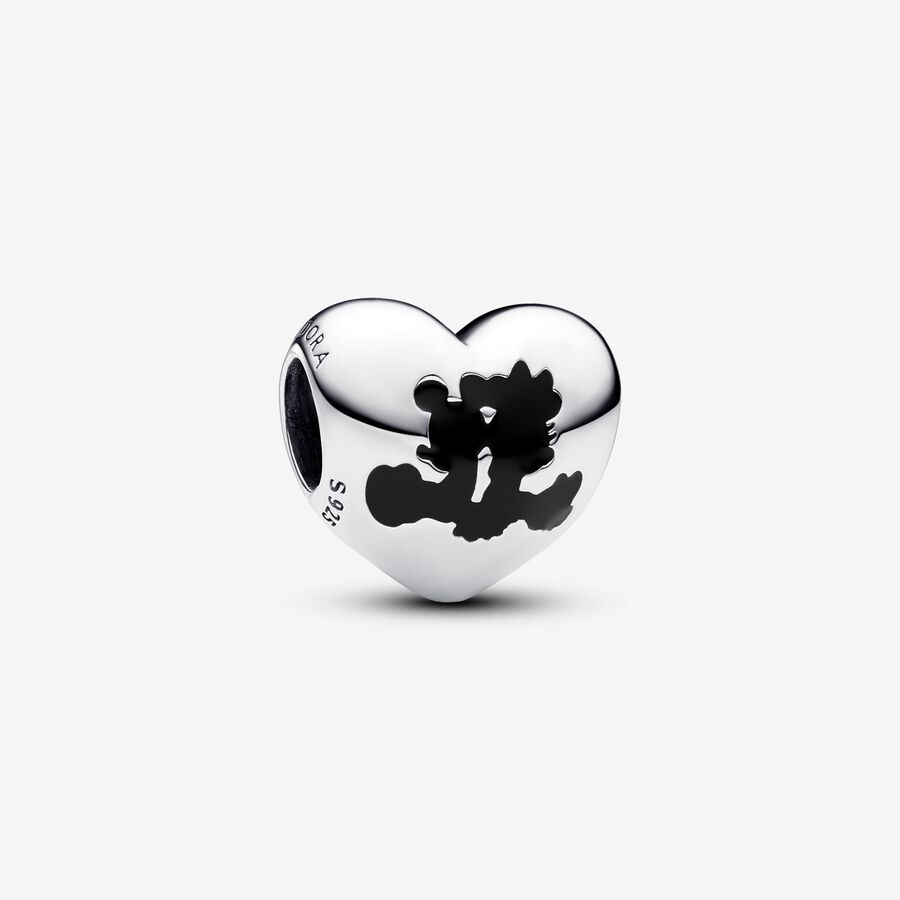 Přívěsek Disney Mickey Mouse & Minnie Mouse ve tvaru srdce image number 0