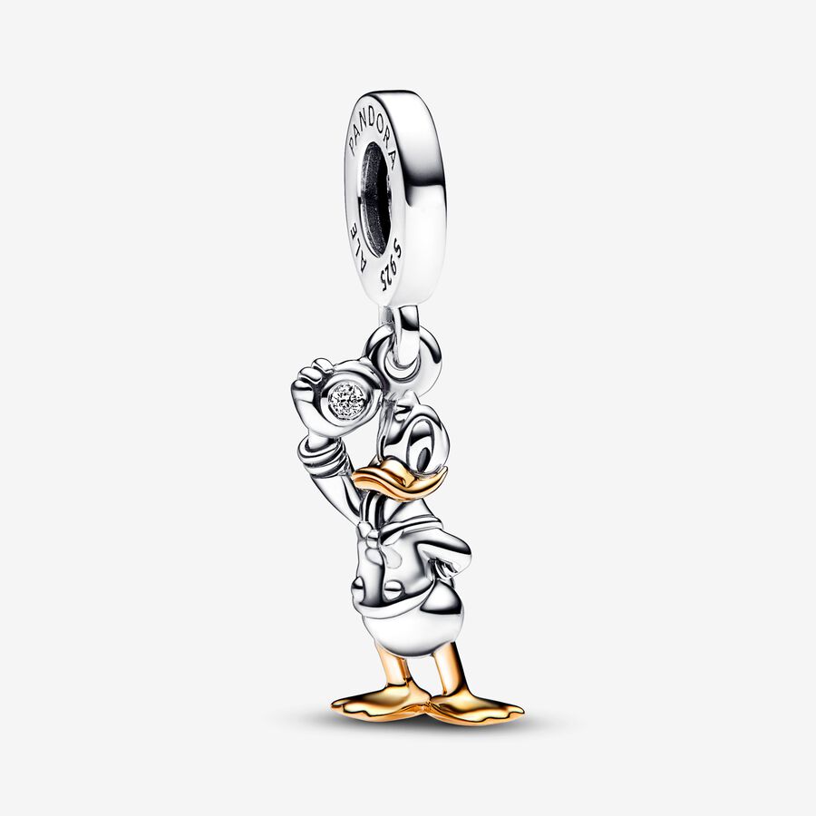 Visací přívěsek Disney 100. výročí – Kačer Donald s laboratorně vytvořeným diamantem image number 0