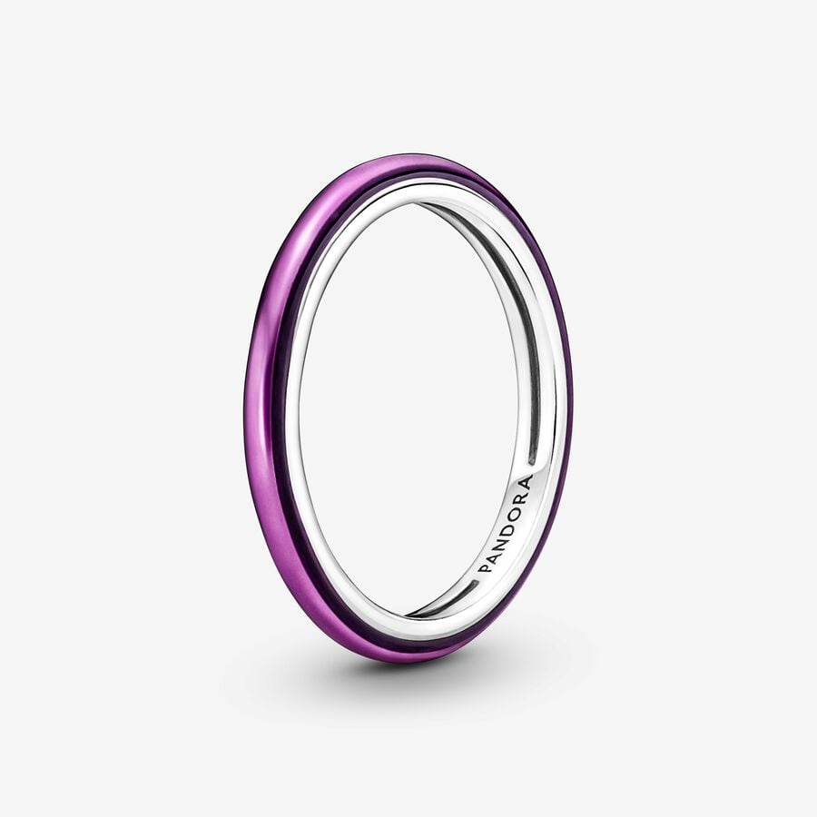 Výrazný fialový prsten Pandora ME image number 0