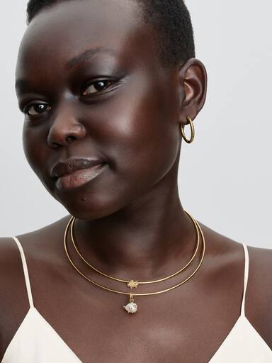 Trubičkový náhrdelník choker
