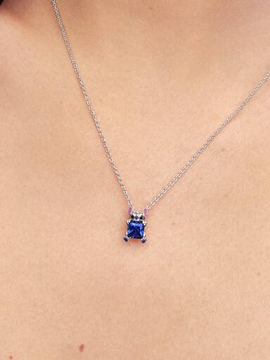 Krátký náhrdelník Modrý Disney Stitch