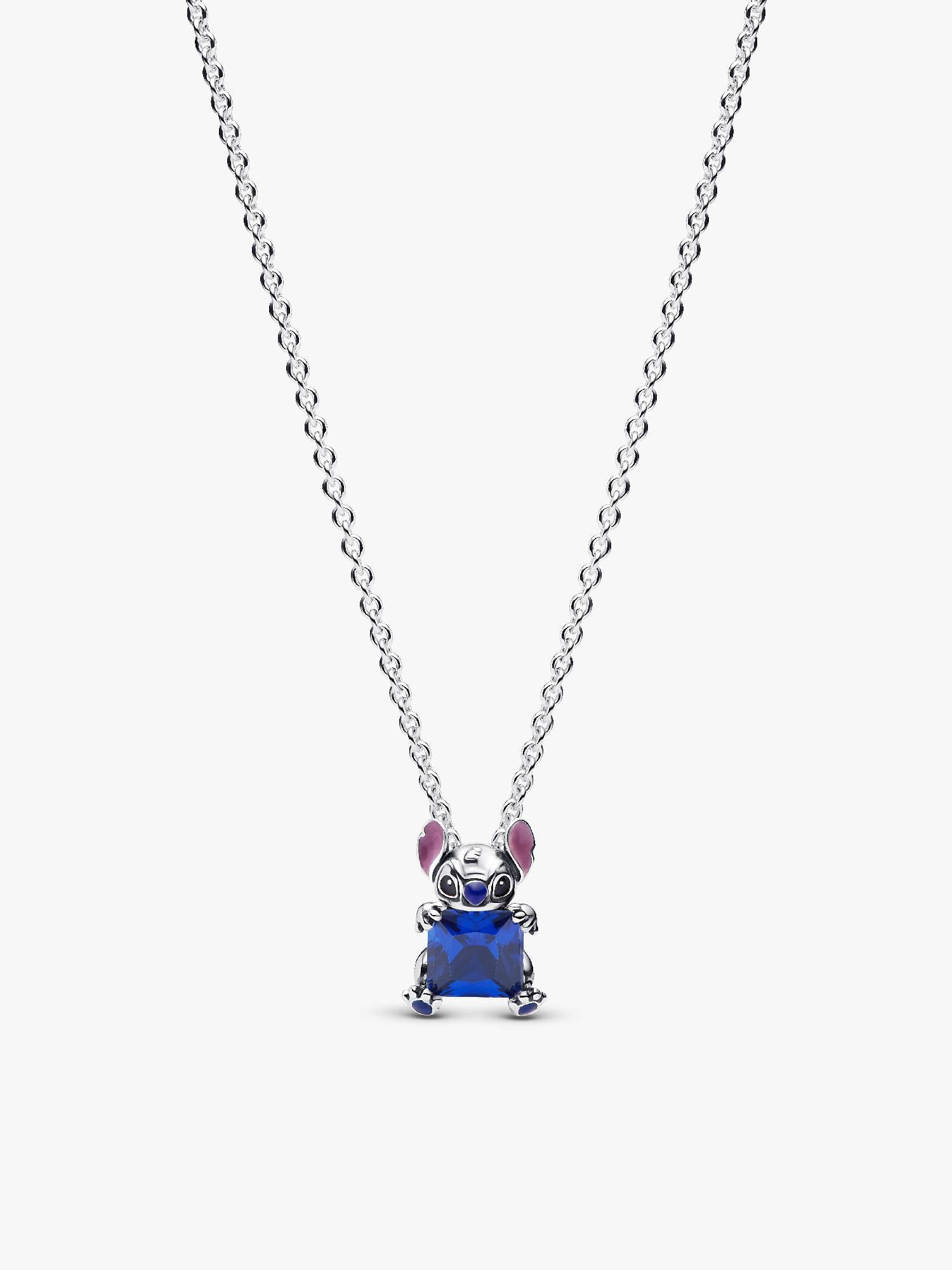 Krátký náhrdelník Modrý Disney Stitch