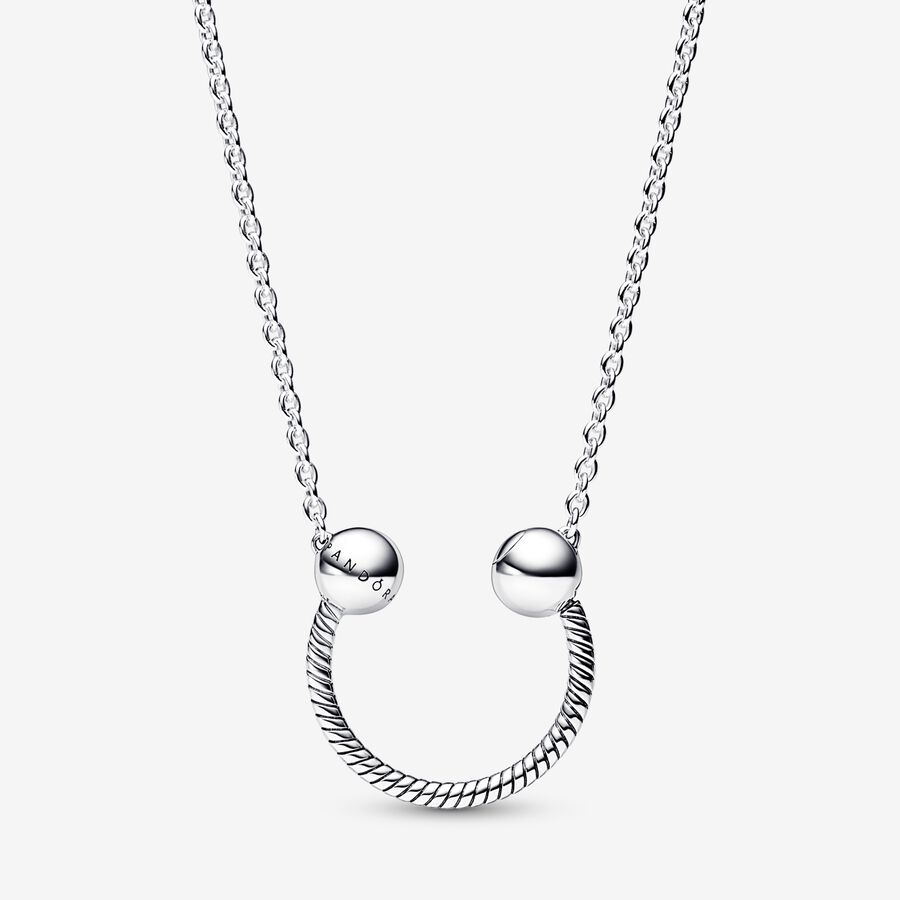 Náhrdelník Pandora Moments s náhrdelníkovým přívěskem ve tvaru písmene U image number 0