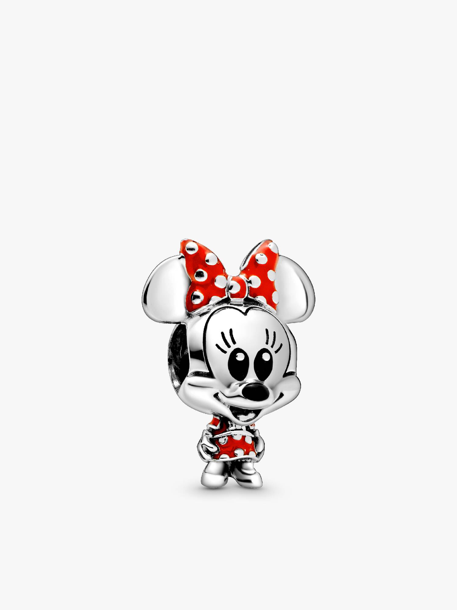 Přívěsek Disney myška Minnie s puntíkovanými šaty a mašlí