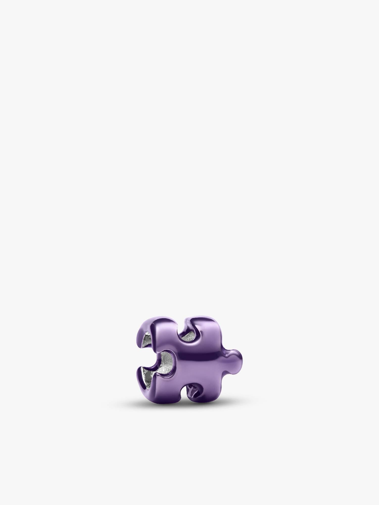 Minipřívěsek Fialový dílek puzzle