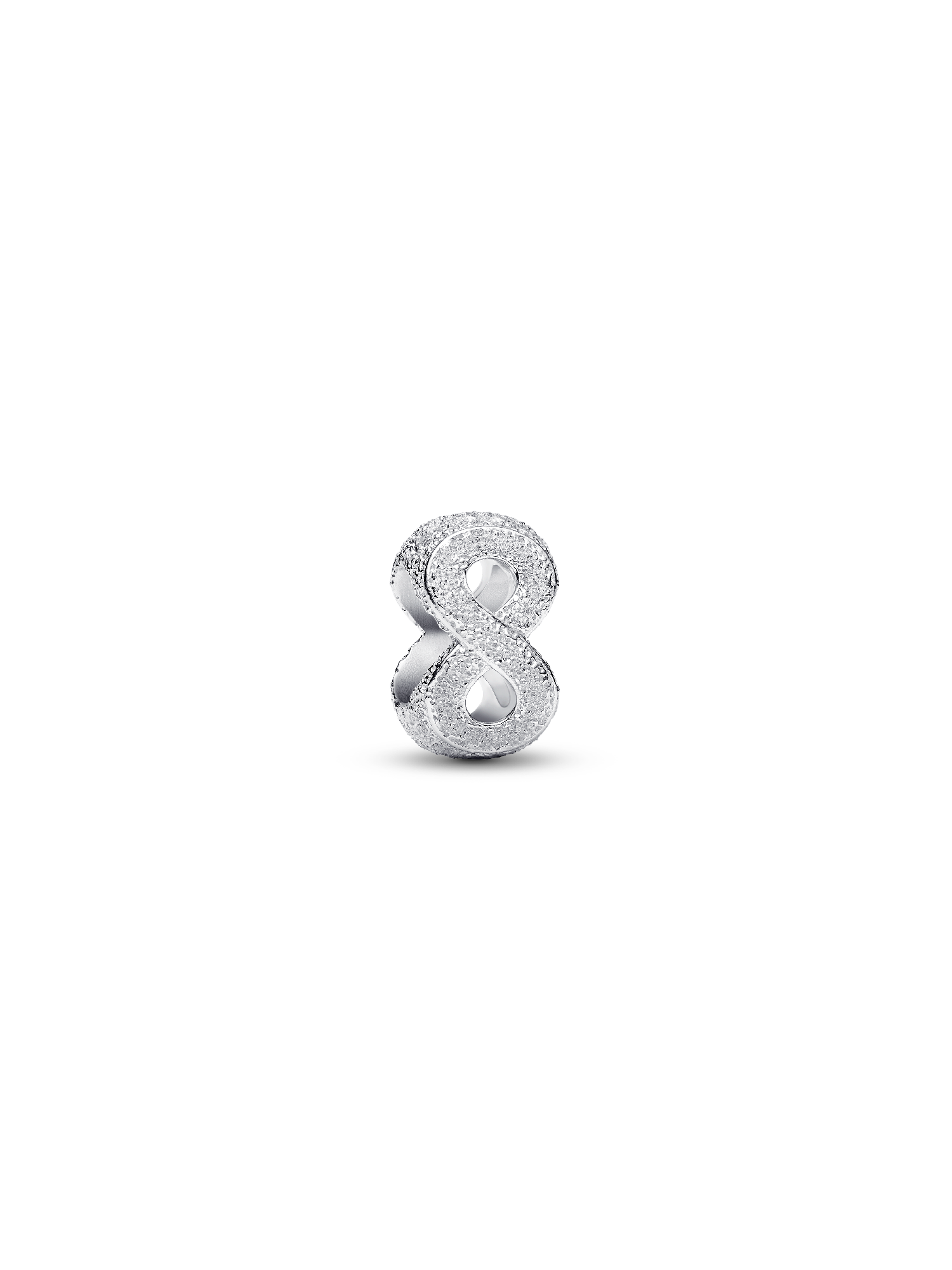 Minipřívěsek Strukturovaný symbol nekonečna