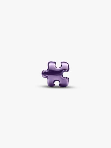 Minipřívěsek Fialový dílek puzzle