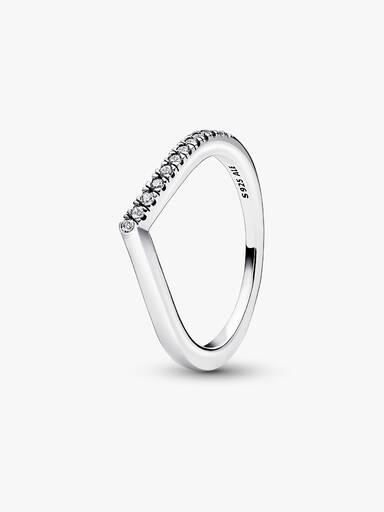 Prsten Pandora Timeless Třpytivá polovina přání