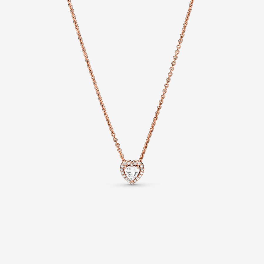 Krátký náhrdelník Třpytivé srdce image number 0