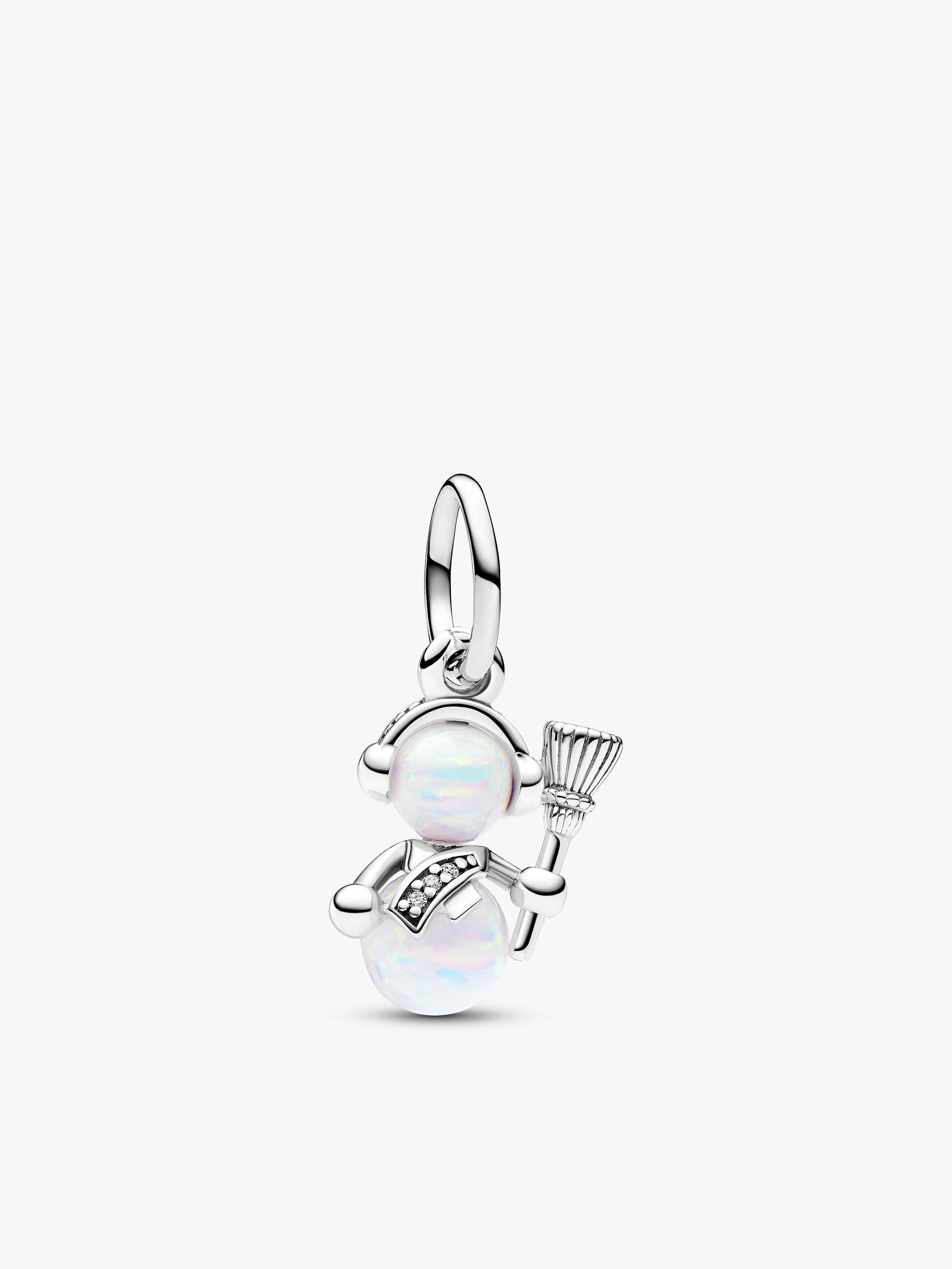 Visací přívěsek Opaleskující sněhulák